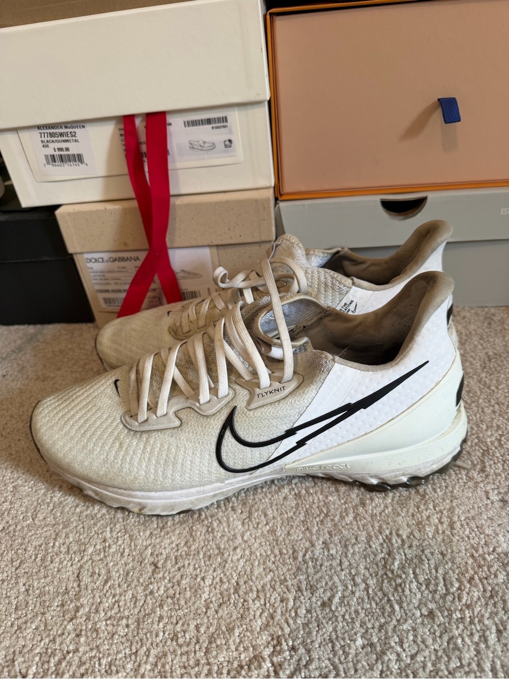 Nike Men’s flyknit zoom golf shoes size 10.5